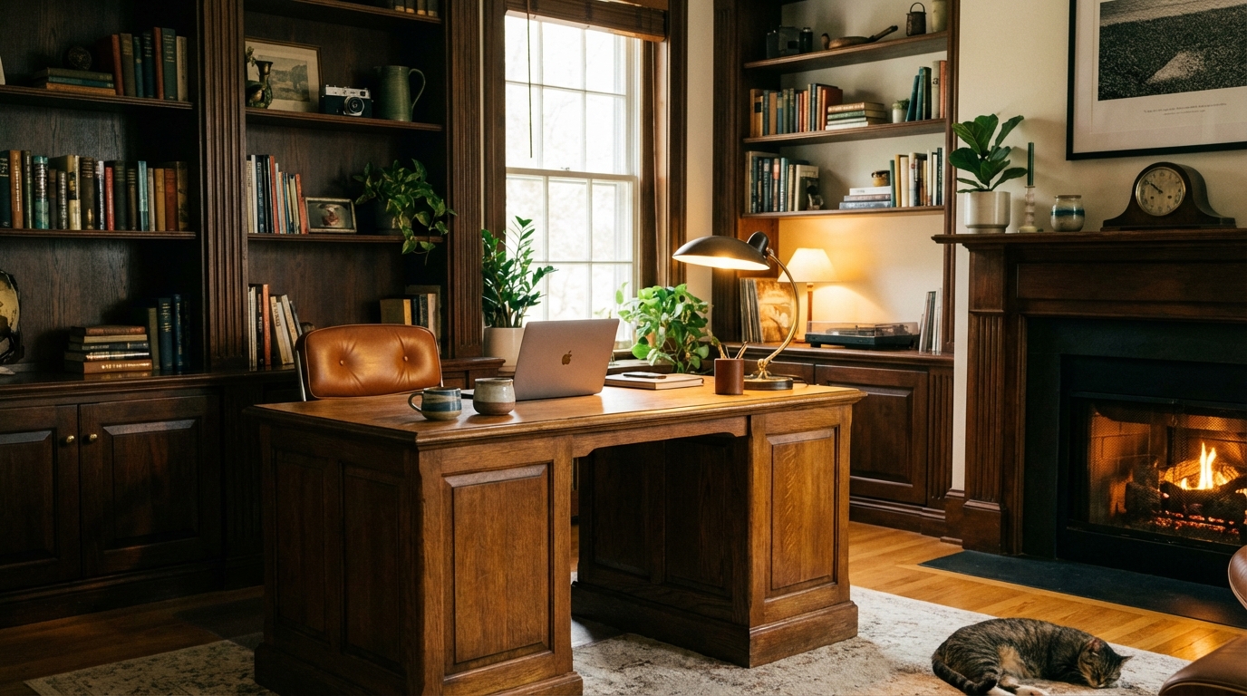 classic wooden study 202601231502