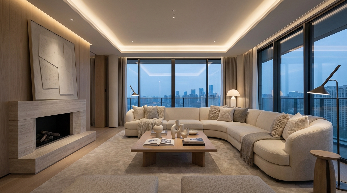 contemporary living room 202601222150