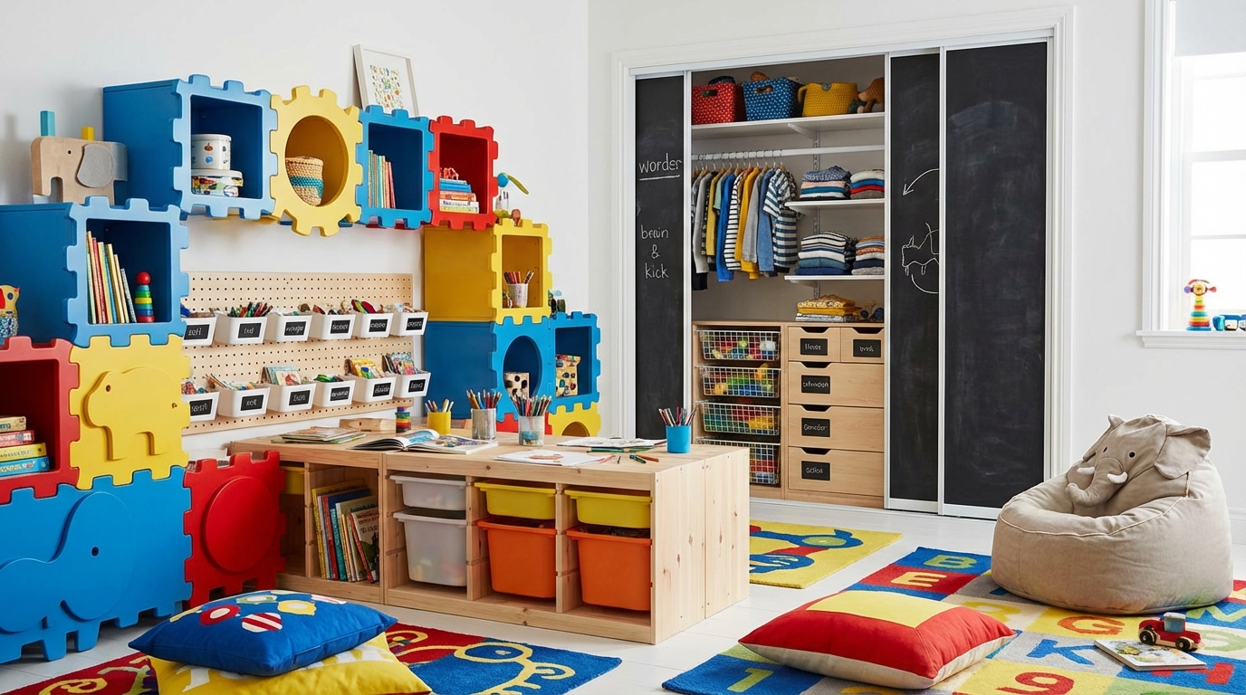 kids bedroom with 202601232003