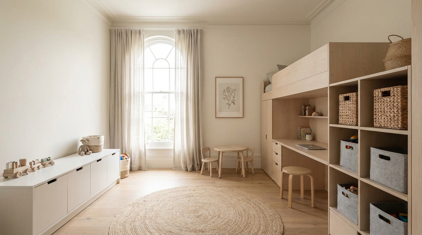 minimal kids room 202601232002