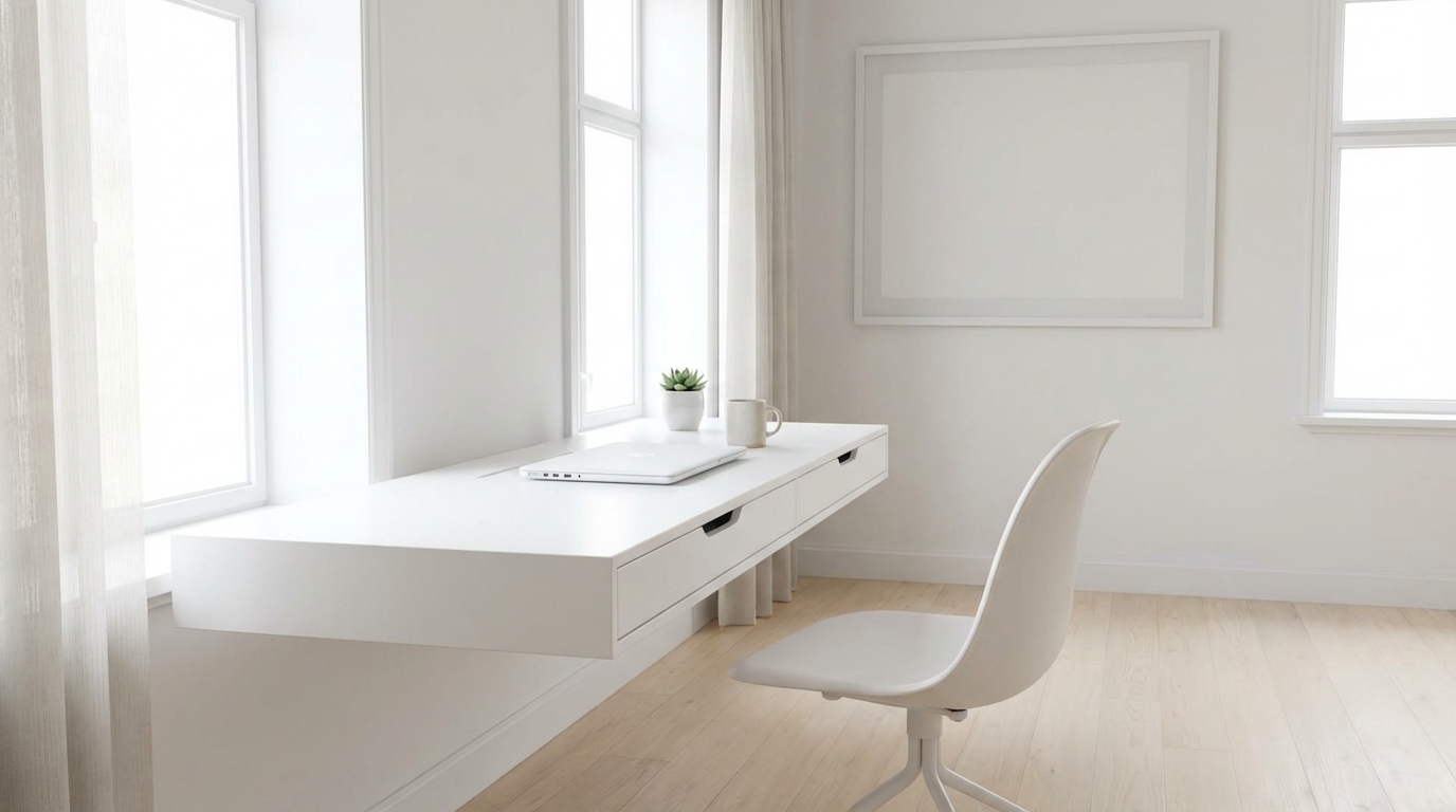 minimal white home 202601231454