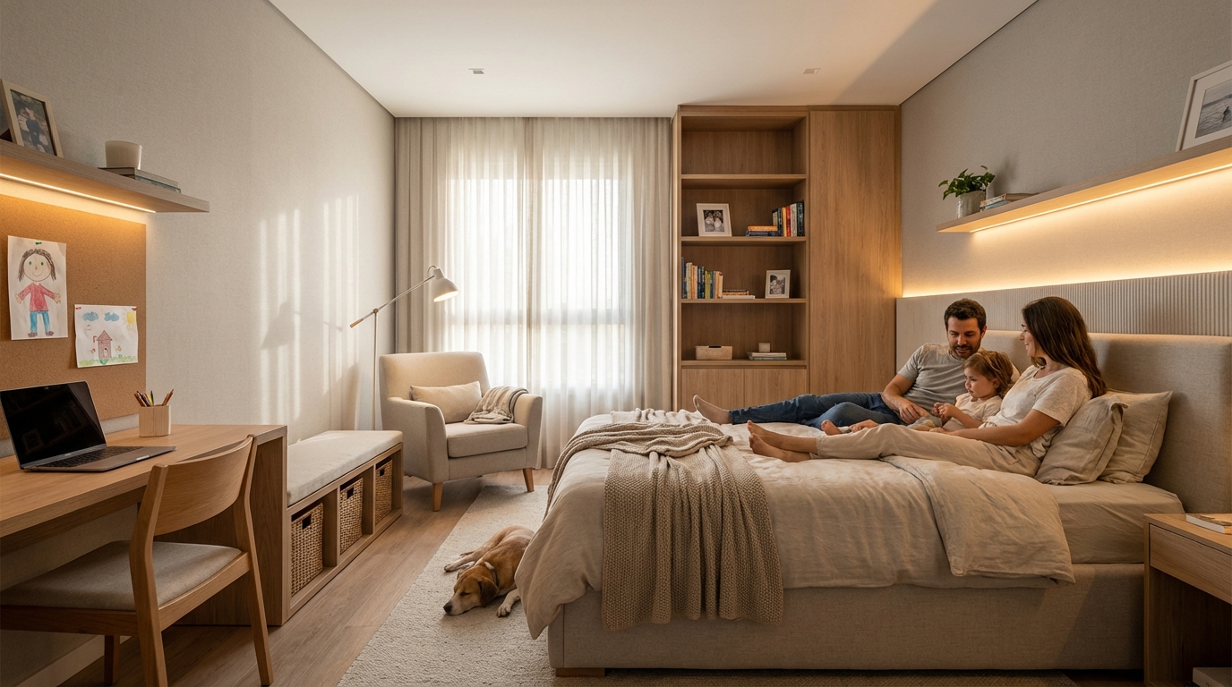 modern family bedroom 202601232003